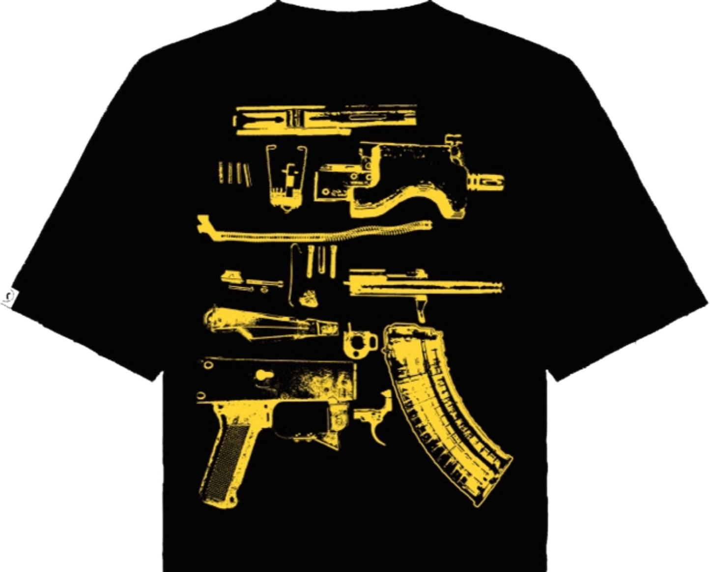 IN DRACO WE TRUST OVERSIZED TEE (Yellow) pre-made