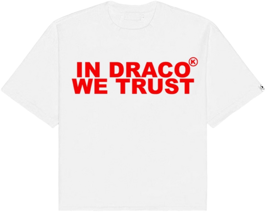 IN DRACO WE TRUST OVERSIZED TEE (RED)