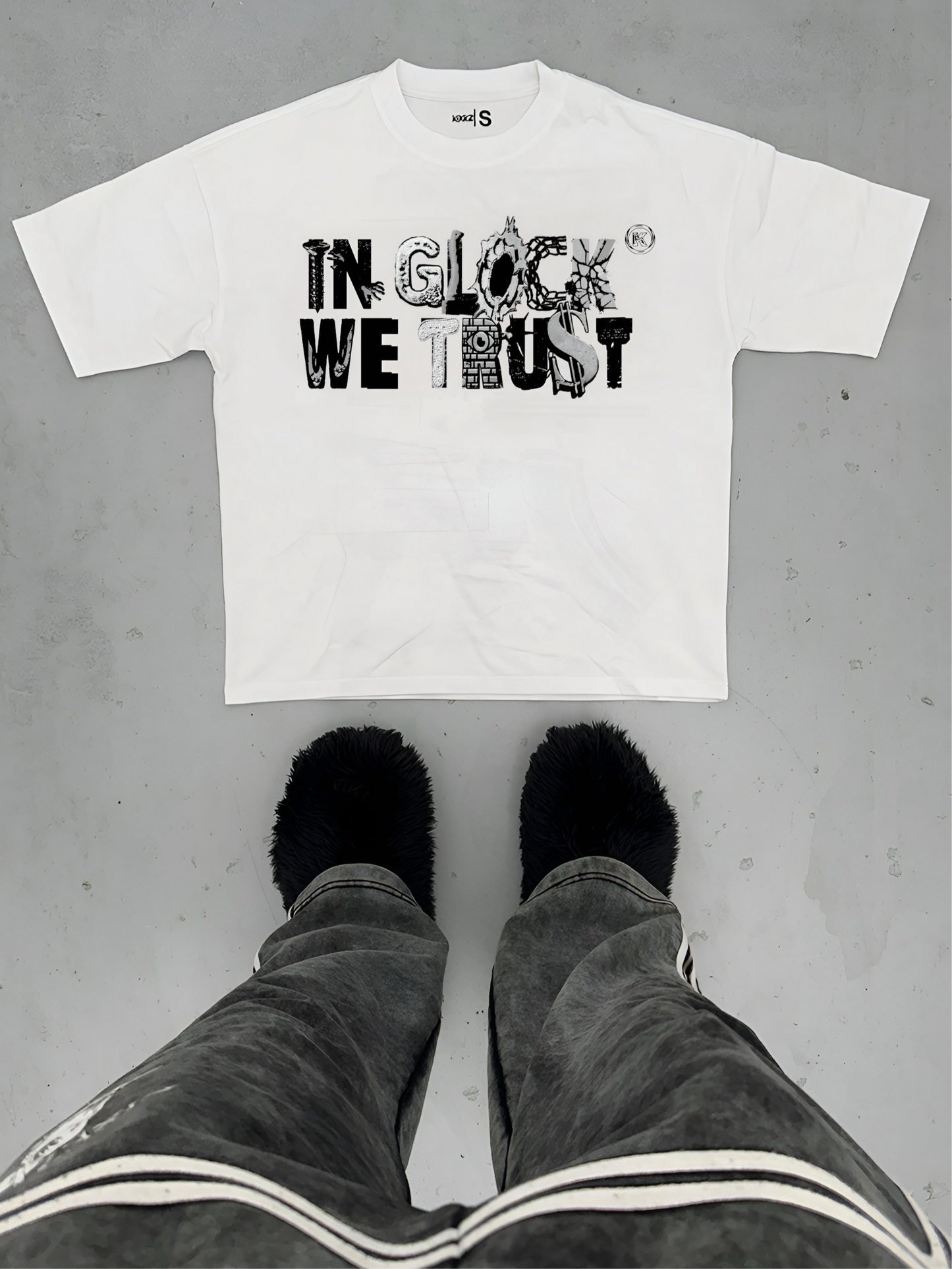 (New) KIXKZ SKRAPYARD Oversized Tee
