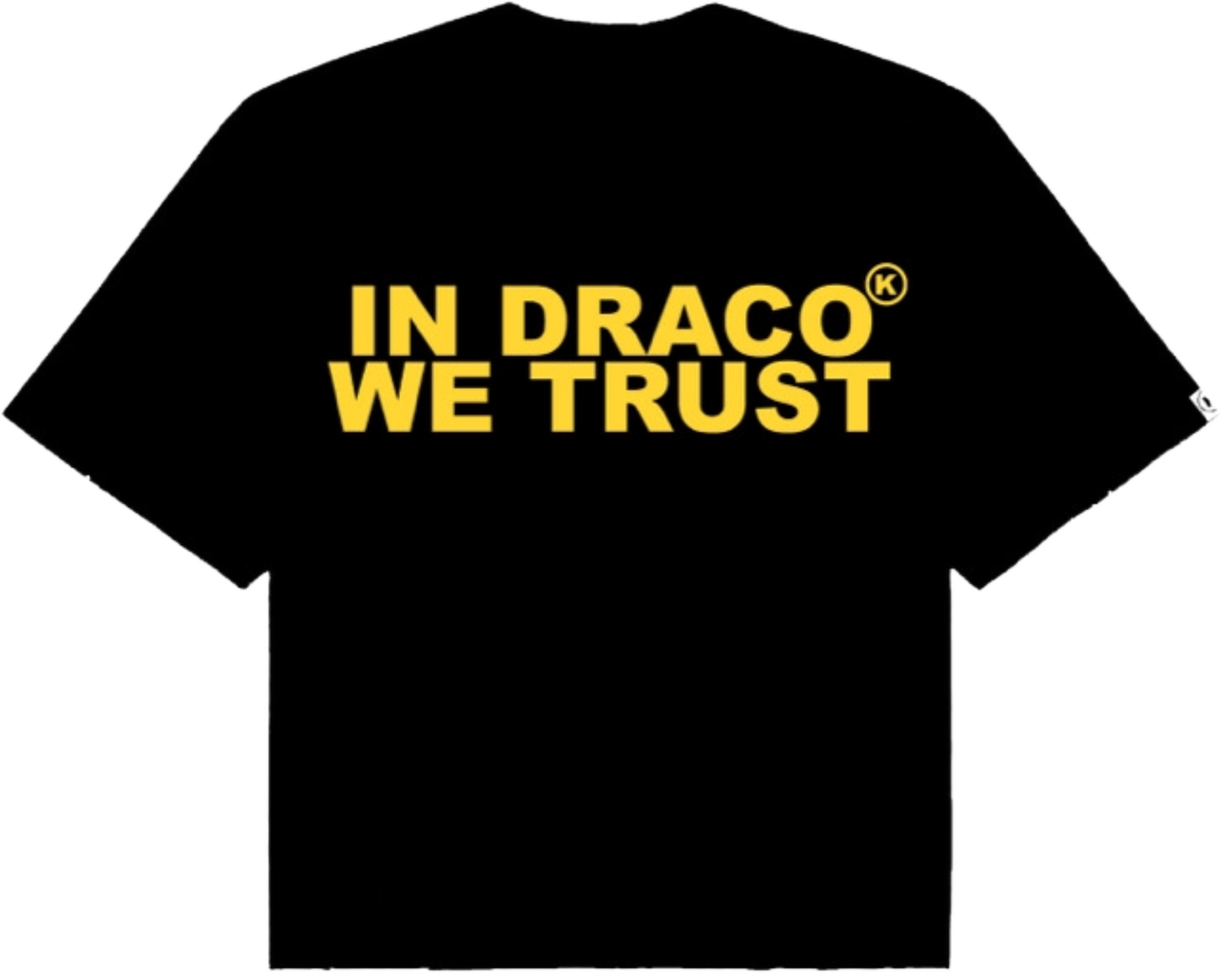 IN DRACO WE TRUST OVERSIZED TEE (Yellow) pre-made