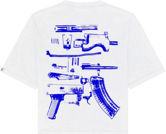 IN DRACO WE TRUST OVERSIZED TEE (BLUE) pre-made