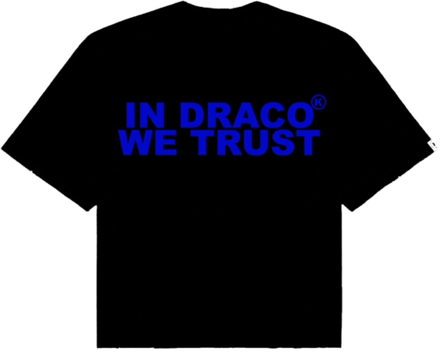 IN DRACO WE TRUST OVERSIZED TEE (Blue Devil) pre-made