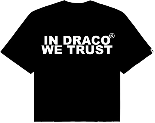 IN DRACO WE TRUST OVERSIZED TEE (BLACK)