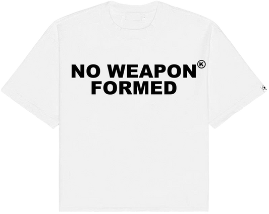 NO WEAPON FORMED OVERSIZED TEE pre-made