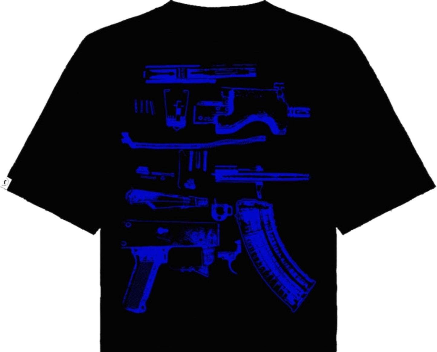 IN DRACO WE TRUST OVERSIZED TEE (Blue Devil) pre-made