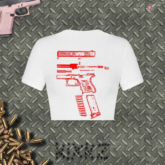 V1 BAD BITCH WITH A BLICK CROP TOP (BLACK)