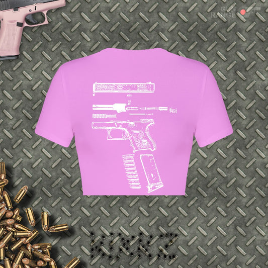 V1 BAD BITCH WITH A BLICK CROP TOP (PINK)