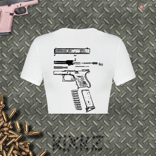V1 BAD BITCH WITH A BLICK CROP TOP